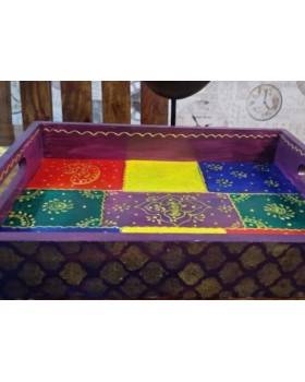 Hand Painted Wooden Tray 3